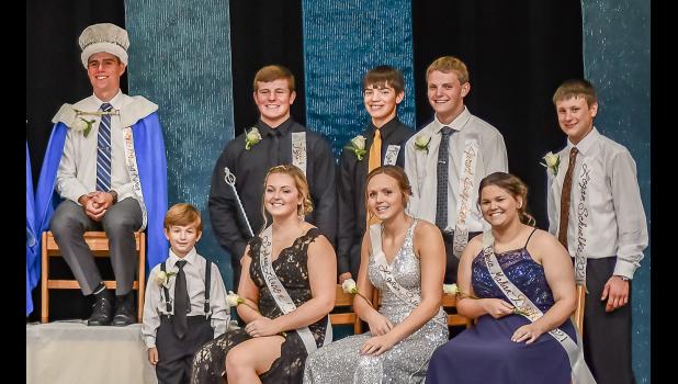 Photo for the Mascot by Brian Jeremiason Royal Court with King Thomas Hennen (left).