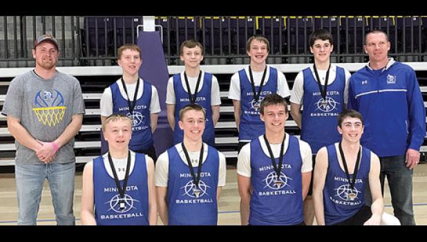 Special photo. Minneota 9th grade Pacesetters boys' basketball team.