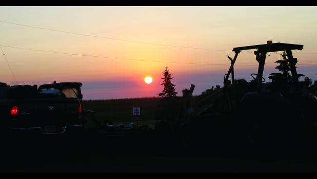 Staff Photo by Byron Higgin. A new day dawns.