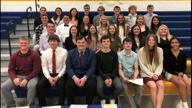 Contributed photo The Dollars for Scholars program awarded scholarships to many of last year’s graduating class at Minneota High School.