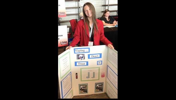 Contributed photo. Jaelin Anderson received a silver medal in Focus on Children.