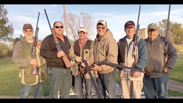 Special photo. Trap shooters at the Southwest Sportsmen’s Club of Minneota got out the old shotguns from years gone for a gun reunion of sorts.