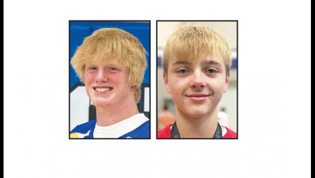 Contributed photos Jonah Gruenes, left, and Peyton Gillund, right.