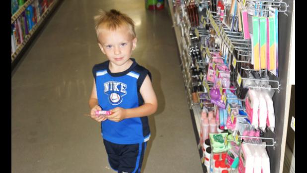 Photos for the Mascot by Sue Jacobson. Aiden Bottleberghe of Minneota.