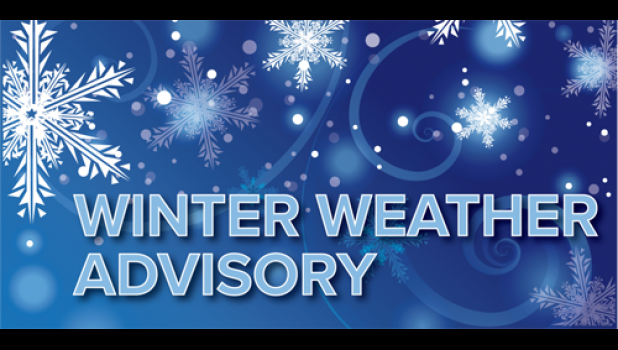 Special photo. Winter weather advisory until 3 p.m. this afternoon (Monday).