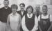 The new teachers at Minneota Public School for the 2001-2002 school year posed for this photo on the first day of school. Front row, left to right: Mary Noyes, Language Arts; LeaAnne Bot, Family & Consumer Science; Ann Schlenner, fifth grade. Back row, left to right: Derrek Sattler, Junior High Science; Tara Van Heel, Language Arts; Ron Mann, Industrial Technology. 