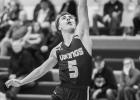 Easton Johnston of Minneota goes up for a layup against MACCRAY Friday night in Minneota. 