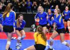 Celebrating the win over New York Mills