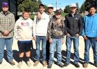 The Minneota varsity and JV FFA General Livestock judging team. Left to right: Jents Knutson, Padraic Moriarty (JV), Carter Pesch, Aiden Jerzak, Isaac Jerzak (JV), Evan Jerzak, Louis Devos. 