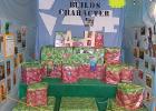 The Minneota Ribbon Wranglers 4-H group had a display set up at the Lyon County Fair this past weekend in Marshall. The Ribbon Wranglers' theme "4-H Builds Character" was emphasized by mock Minecraft blocks. 