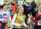 Grace Drietz was third and finished third in the 1600-meter run.