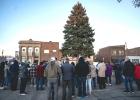  A crowd gathered for the “Light to Remember” event Sunday in Minneota.