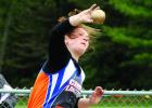 Mariah Hennen had a nice shotput toss at the True Team meet Saturday.