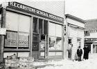 The scene from the business district in Taunton was photographed in 1917.