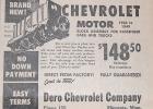 This Dero Chevrolet ad for a motor block assembly appeared in the May 12, 1950 issue of the Mascot. The cost of replacing a car engine block today ranges from $3,000 to $5.000, depending on labor rates and part quality.