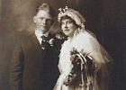 This 1916 photo features the wedding of Minneota's August Josephson, the son of Herman and Adalborg Josephson, to Nana Trygvasdotter, the daughter of Magnus Jonsson and E. Magnusdotter.