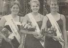 The Boxelder Bug Days royalty posed for this Mascot photo 25 years ago on Sept. 8, 2000. Left to right: Princess Katie Boulton, Queen Nicole Teigland, and Princess Danielle Hennen. Herb Pagel served as Master of Ceremonies for the coronation. There were 22 candidates that year.