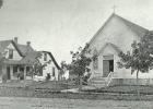 The original St. Edward the Confessor Church (now St. Edward's Church) and Rectory were built in 1881. The cost to build the church was $900, which was built on borrowed money. Before the debt was cleared, however, an additional $900 was paid for interest due to the strained financial conditions. Father Louis Cornelis was appointed Pastor in August 1881.