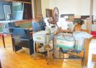 Items such as these have been donated over the years and are located in the Opera Hall.
