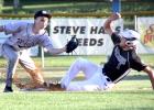 Sam Buysse stole second against Madison. Gavin Fernholz was late with the tag.