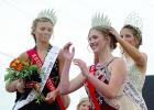 McKenzie Monnet was crowned Ghent's Belgian American Days Queen Friday night. First Princess Summer Hennen looked on.