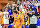 Photo for the Mascot by Brian Jeremiason There was a lot of emotion in the Minneota gym.