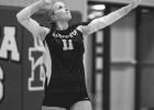 Libby Sussner of Minneota gets set to send a serve to Canby last Tuesday in Minneota.