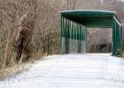 The first snow of the winter came to Minneota last weekend. It wasn’t a heavy snow, more of a light dusting. The trail around Minneota was covered near the bridge on the trail. 