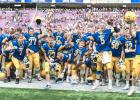 The Minneota football team celebrated a second straight Class A state championship, beating Springfield 43-22 at U.S. Bank Stadium. 