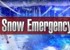 A snow emergency has been issued for Minneota. 
